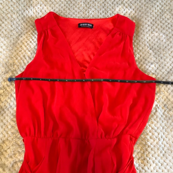 Fashion Nova Red Jumpsuit - Picture 3 of 13